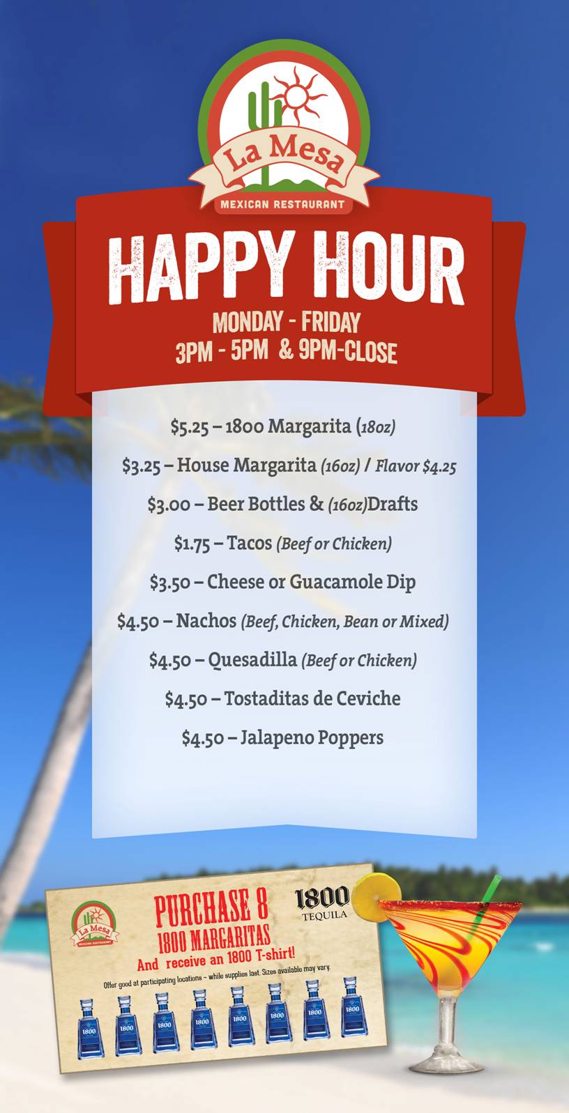 Weekly Drink Specials  Happy Hour Gonzales, LA