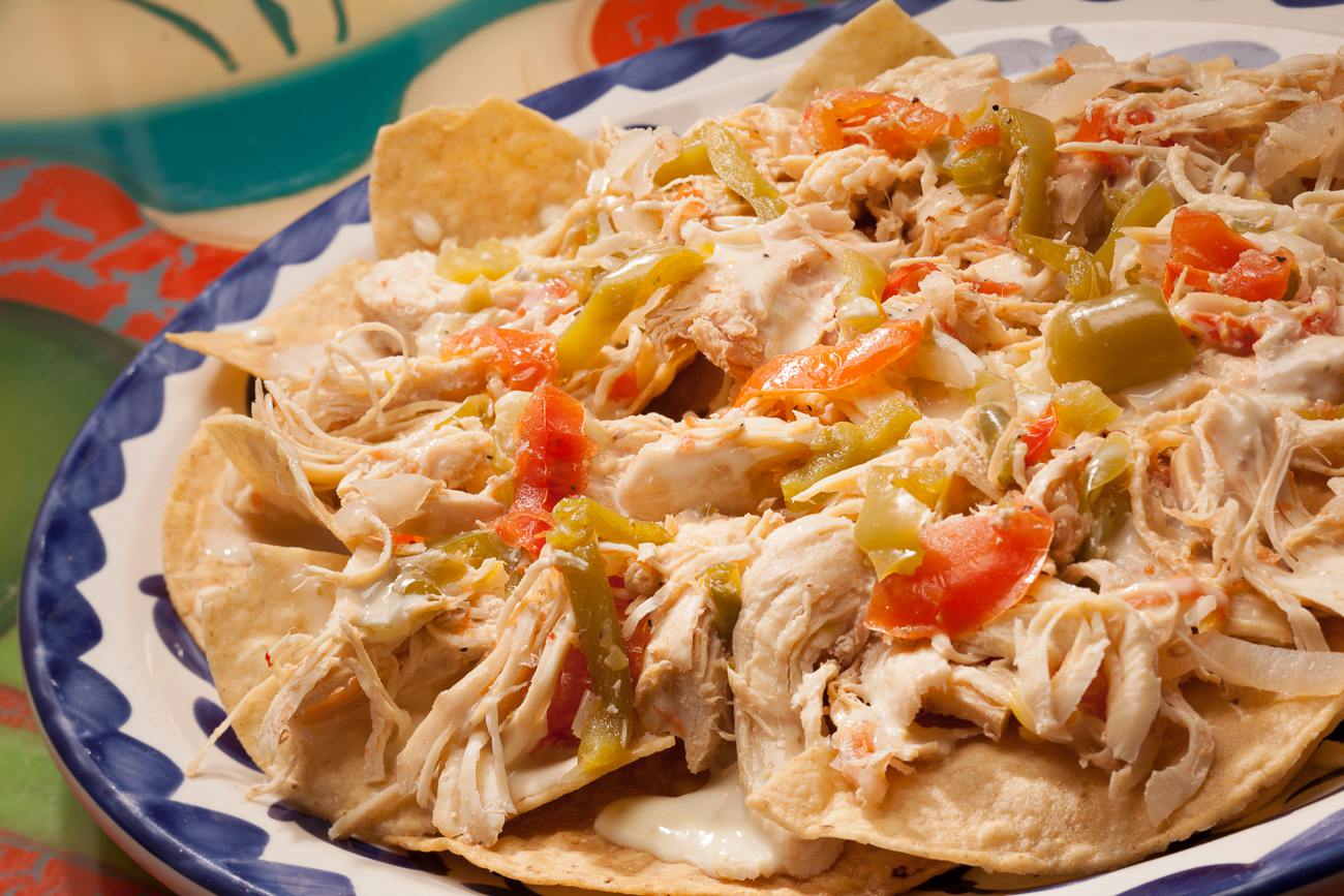 La Mesa Mexican Restaurant Menu Appetizer Chicken Nachos 