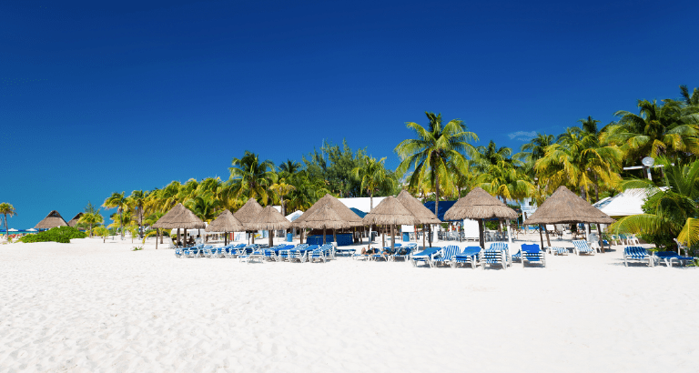 Beach in Cancun, Mexico