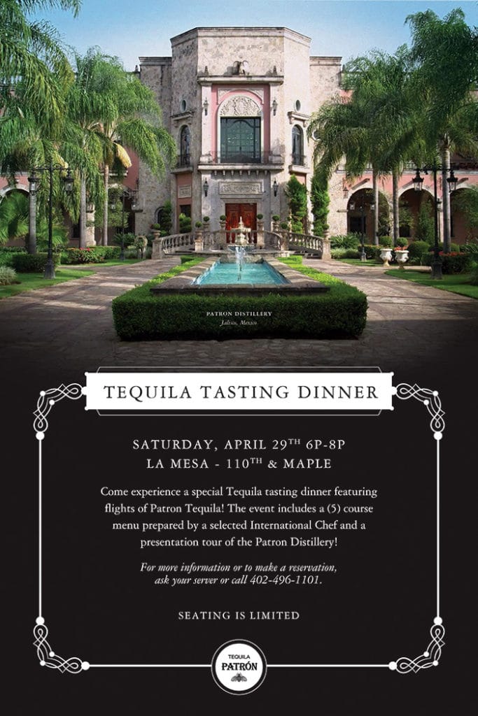 Tequila Tasting Dinner Post - April 2017