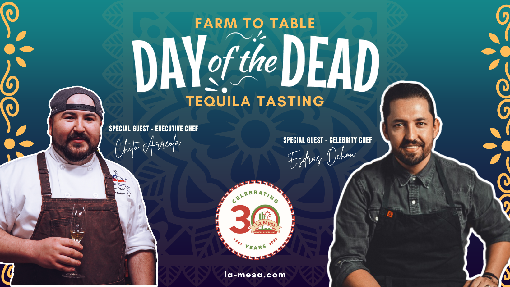 La mesa - Cover Tequila Tasting 2023